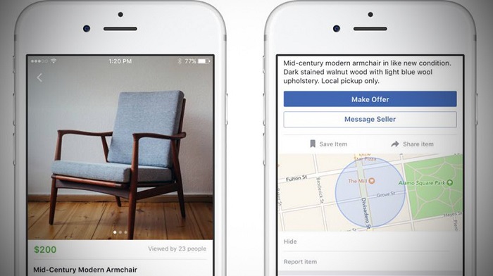 Facebook presenta Marketplace para competir contra eBay y Wallapop